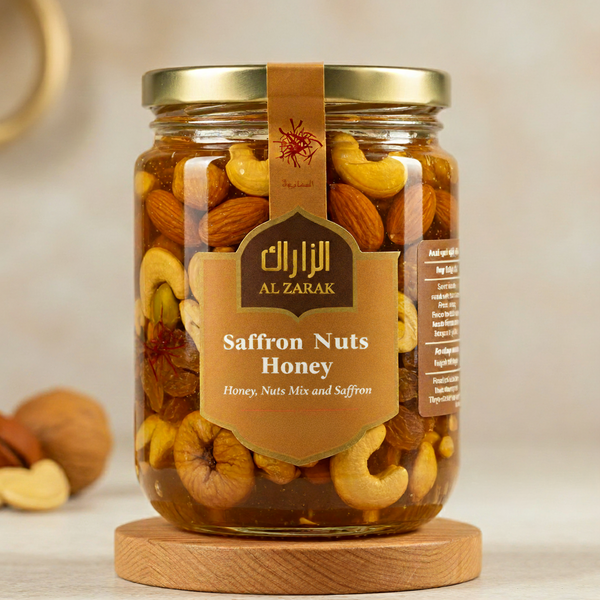 Saffron Nuts Honey